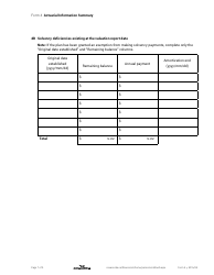 Form 4 Actuarial Information Summary - Nova Scotia, Canada, Page 7
