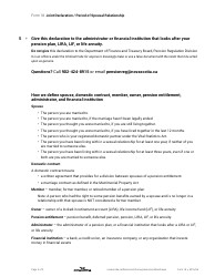 Form 18 Joint Declaration - Period of Spousal Relationship - Nova Scotia, Canada, Page 3