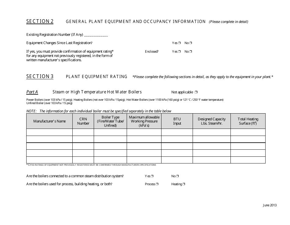 Form 1 Application for Registration of a Plant - Nova Scotia, Canada, Page 2