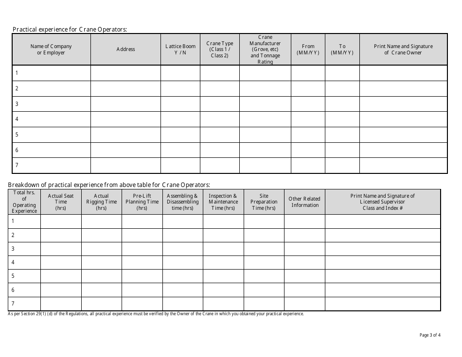 Application for Certificate of Qualification - Nova Scotia, Canada, Page 3