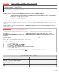 Application for Certificate of Qualification - Nova Scotia, Canada, Page 4