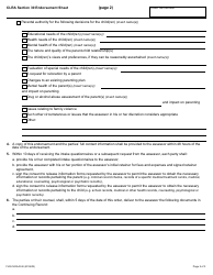 Children&#039;s Law Reform Act Section 30 Endorsement Sheet - Ontario, Canada, Page 2
