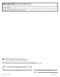 Form 34.3 Community Impact Statement - Ontario, Canada (English/French), Page 6