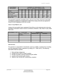 Form TM118C Fire Control Supplement - Commercial Timber Permits - Alberta, Canada, Page 2