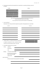 Form TM118 Annual Operating Plan Submission - Alberta, Canada, Page 2