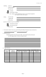Form TM118 Annual Operating Plan Submission - Alberta, Canada, Page 3