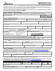 Document preview: Form CDEV3922 Supplement C Staff Attraction Incentive - Alberta, Canada