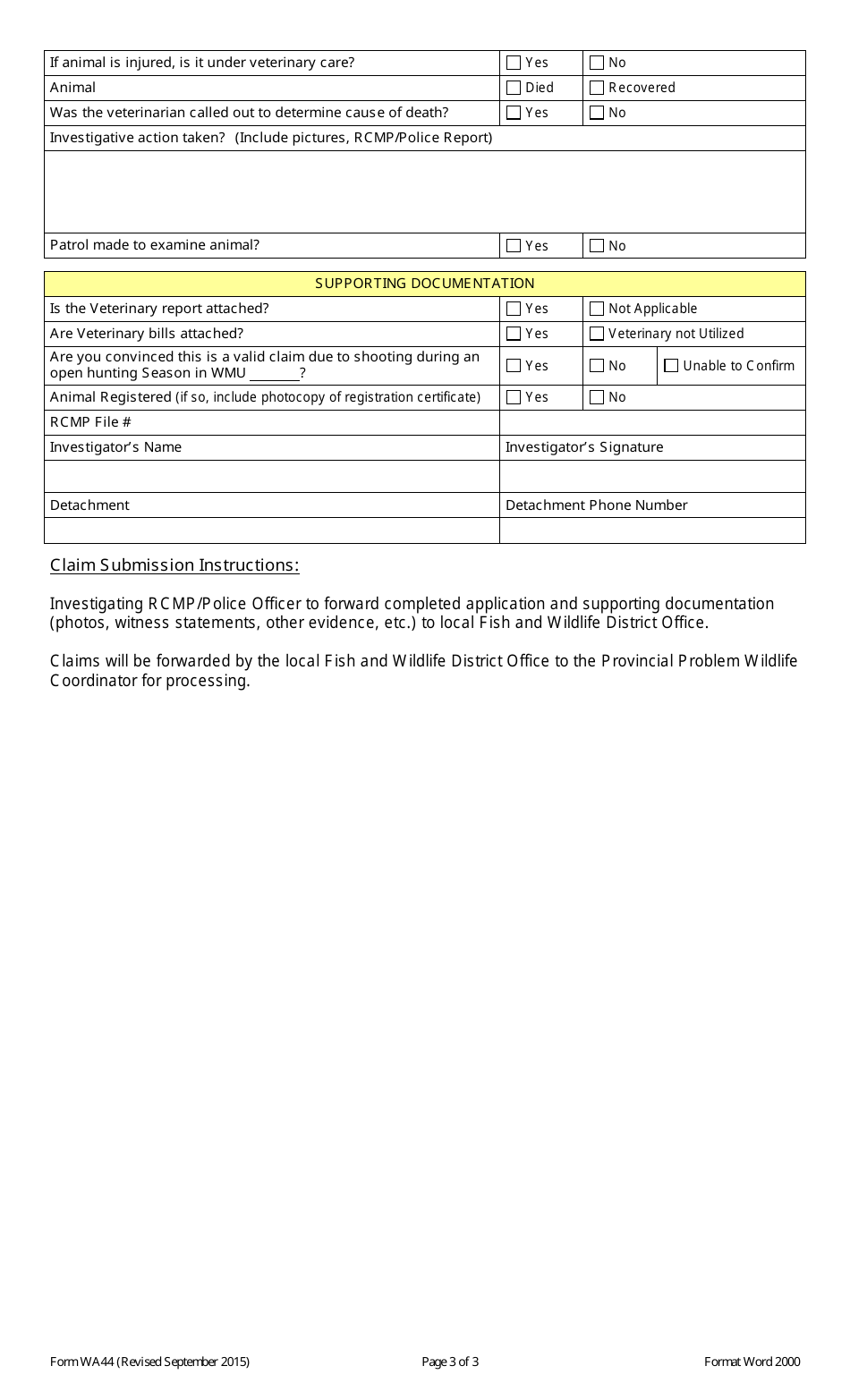 Form Wa44 Fill Out Sign Online And Download Fillable Pdf Alberta Canada Templateroller 8011