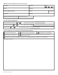 Form PPC3817 Abuse Report - Alberta, Canada, Page 3