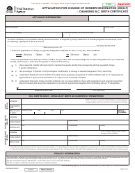Form VSA509A Application for Change of Gender Designation (Adult) - Changing Bc Birth Certificate - British Columbia, Canada, Page 3