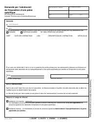 Form YTH801 Application by a Young Person for a Youth Sentence - British Columbia, Canada (English/French), Page 2