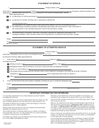 Form 16 (PCR908) Subpoena to a Witness - British Columbia, Canada (English/French), Page 2