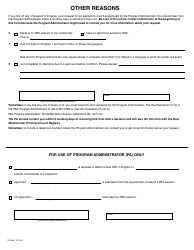 PCFR Form 31 (PFA863) Parenting After Separation Exemption Request - City of Abbotsford, British Columbia, Canada, Page 3
