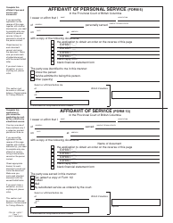 PCFR Form 1 (PFA003) Application to Obtain an Order - British Columbia, Canada, Page 7