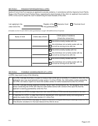 Form F102 &quot;Consent for Child Protection Record Check&quot; - British Columbia, Canada, Page 2