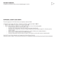 PCFR Form 4 (PFA022) Financial Statement - British Columbia, Canada, Page 10