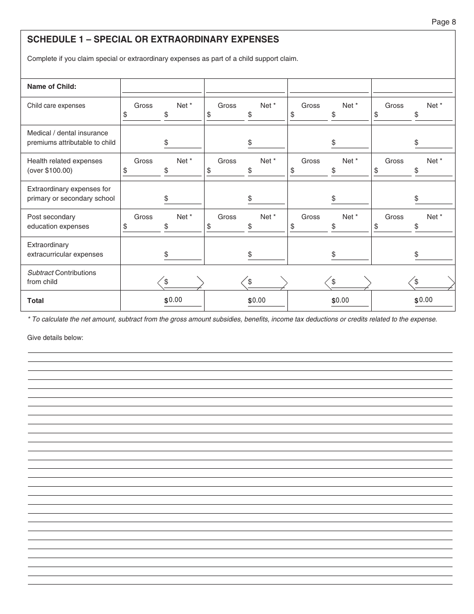 PCFR Form 4 (PFA022) Financial Statement - British Columbia, Canada, Page 17