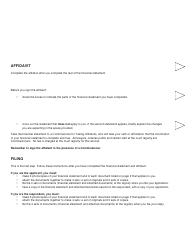 PCFR Form 4 (PFA022) Financial Statement - British Columbia, Canada, Page 2