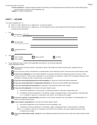 PCFR Form 4 (PFA022) Financial Statement - British Columbia, Canada, Page 5