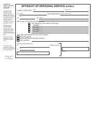 PCFR Form 15 (PFA058A) Subpoena - British Columbia, Canada, Page 4