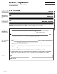 Document preview: SCR Form 28 (SCL830) Electronic Filing Statement - British Columbia, Canada