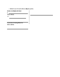 Form 78 Affidavit of Attainment of Majority - British Columbia, Canada, Page 2