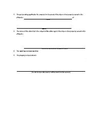Form 83 Affidavit to Lead Warrant - British Columbia, Canada, Page 2