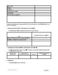 Form 21 Case Plan Order - British Columbia, Canada, Page 2