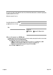 Form 3 Counterclaim - British Columbia, Canada, Page 3