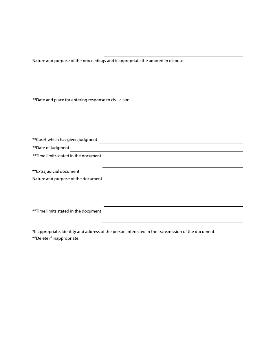 Form 13 Notice and Summary of Document - British Columbia, Canada, Page 2