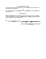 Form 28 Instructions to Examiner - British Columbia, Canada, Page 2