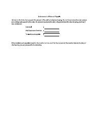 Form 58 Notice of Application for Committal - British Columbia, Canada, Page 3