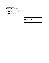 Form 36 Notice of Discontinuance - British Columbia, Canada, Page 2