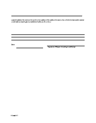 Form 112 Notice of Intention to Withdraw as Lawyer - British Columbia, Canada, Page 2