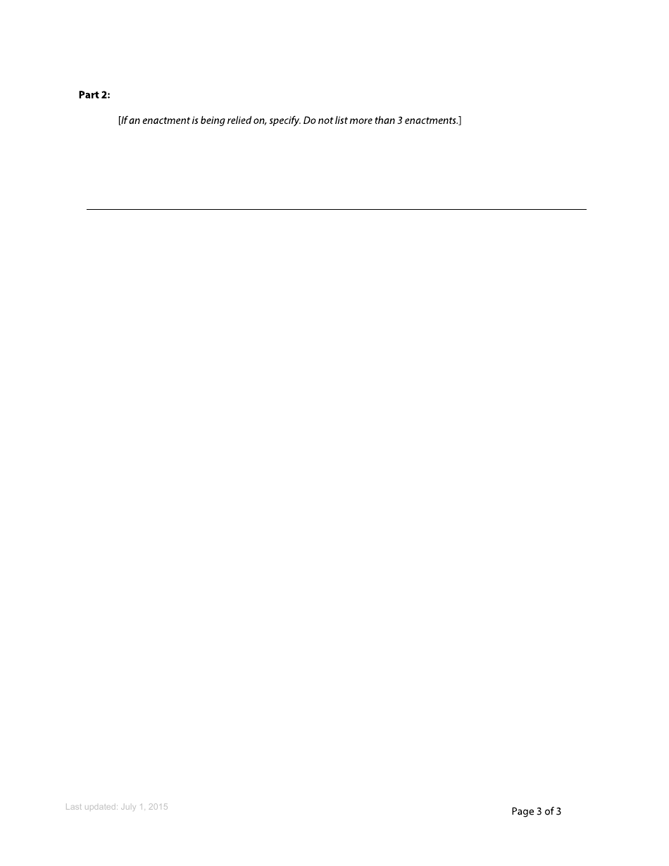 Form 40 Notice of Trial - British Columbia, Canada, Page 3