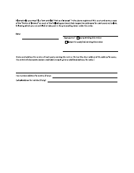 Form 69 Notice of Order - British Columbia, Canada, Page 2