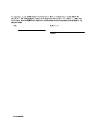 Form 27 Order for Examination of Persons Outside the Jurisdiction - British Columbia, Canada, Page 2