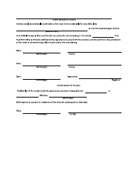 Form 39 Security of Receiver by Undertaking - British Columbia, Canada, Page 2