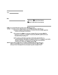 Form 25 Subpoena to Witness - British Columbia, Canada, Page 2