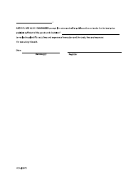 Form 53 Writ of Delivery - British Columbia, Canada, Page 2