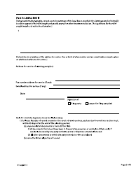 Form 5 Third Party Notice - British Columbia, Canada, Page 3