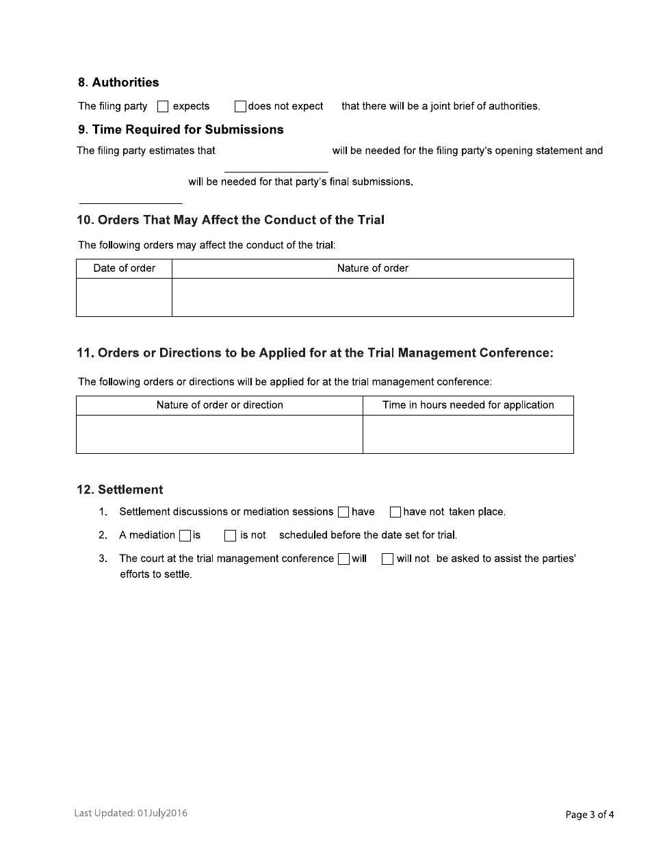 Form 41 Trial Brief - British Columbia, Canada, Page 3