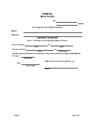 Document preview: Form F56 Certificate of Divorce - British Columbia, Canada