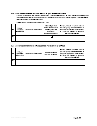 Form F20 List of Documents - British Columbia, Canada, Page 2