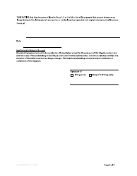 Form F20 List of Documents - British Columbia, Canada, Page 3