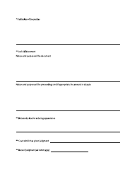 Form F13 Notice and Summary of Document - British Columbia, Canada, Page 2