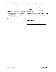Form F3 Notice of Family Claim - British Columbia, Canada, Page 4