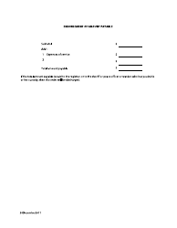 Form F69 Order of Committal - British Columbia, Canada, Page 2
