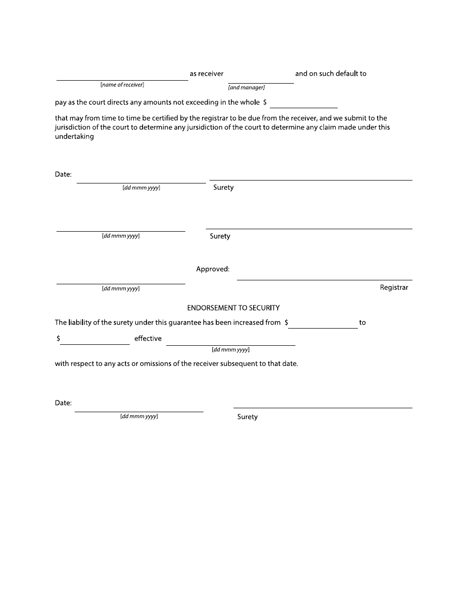 Form F4 Response to Family Claim - British Columbia, Canada, Page 2