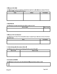 Form F45 Trial Brief - British Columbia, Canada, Page 2